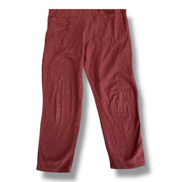 L*Space Cali Currant 100% Cotton Cropped Jumpsuit Size Medium - Picture 5 of 8